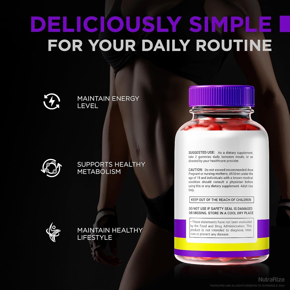 NutraRize Fast Active Keto ACV Gummies - 60 Gummies - image 6