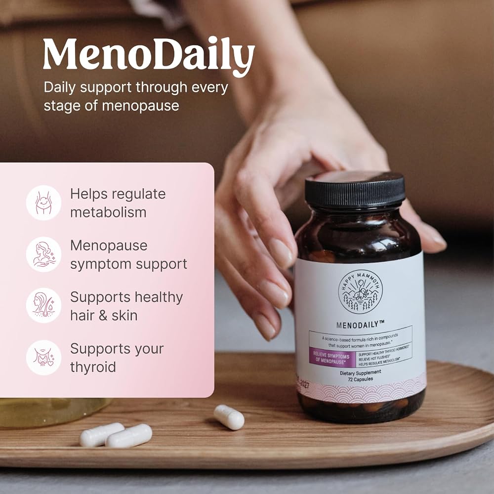 Happy Mammoth MenoDaily Menopause Multivitamin - 72 Capsules - image 2