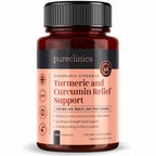 Pureclinica Turmeric Curcumin 1100mg with Black Pepper - 180 Tablets