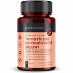Pureclinica Turmeric Curcumin 1100mg with Black Pepper - 180 Tablets