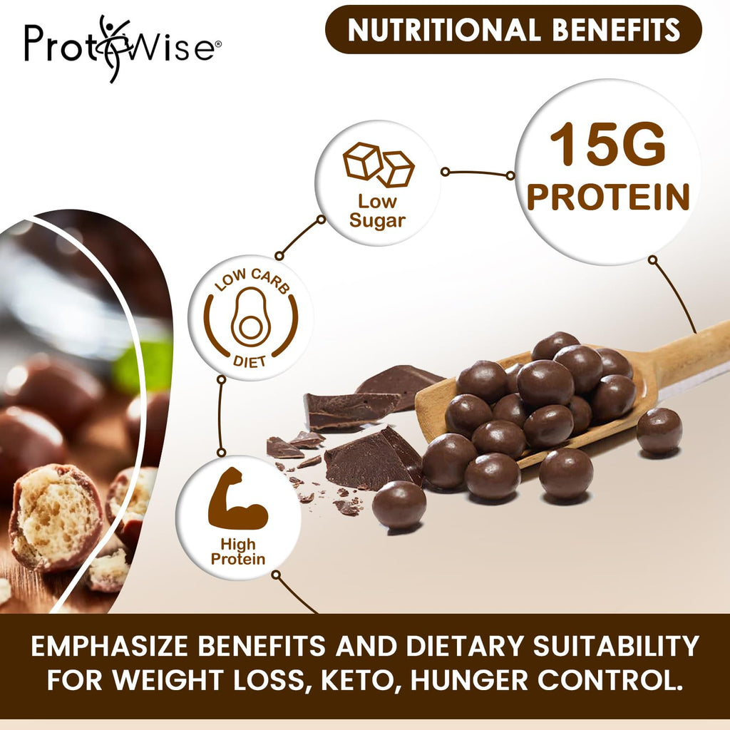 ProtiWise Chocolate Protein Soy Snacks - 7 Count - image 3