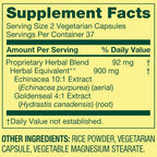 SCHMIDT EMPIRE Echinacea Goldenseal Blend 900 mg - 75 Vegetarian Capsules - image 4