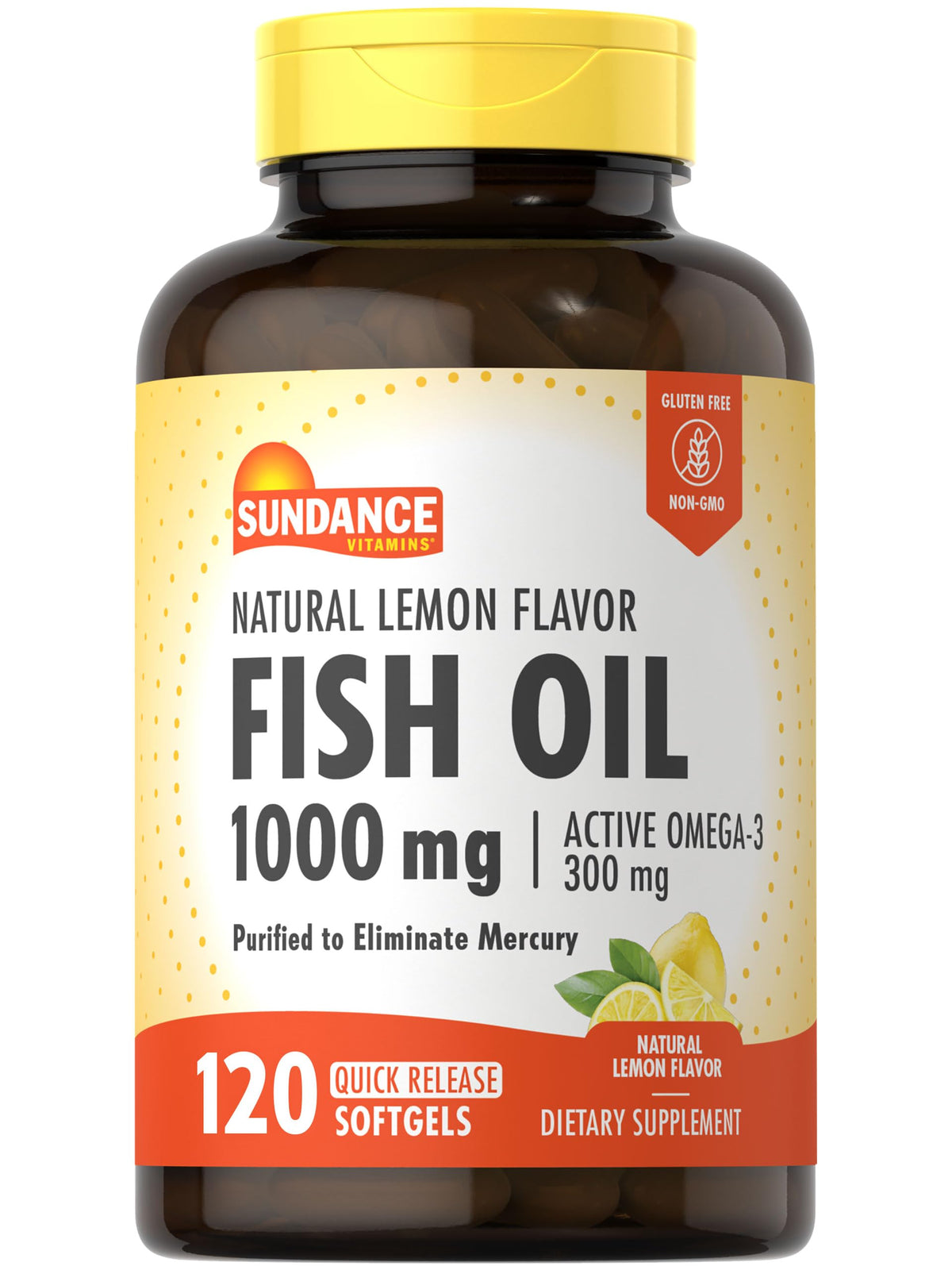 Sundance Fish Oil Softgels 1000mg - 120 Count