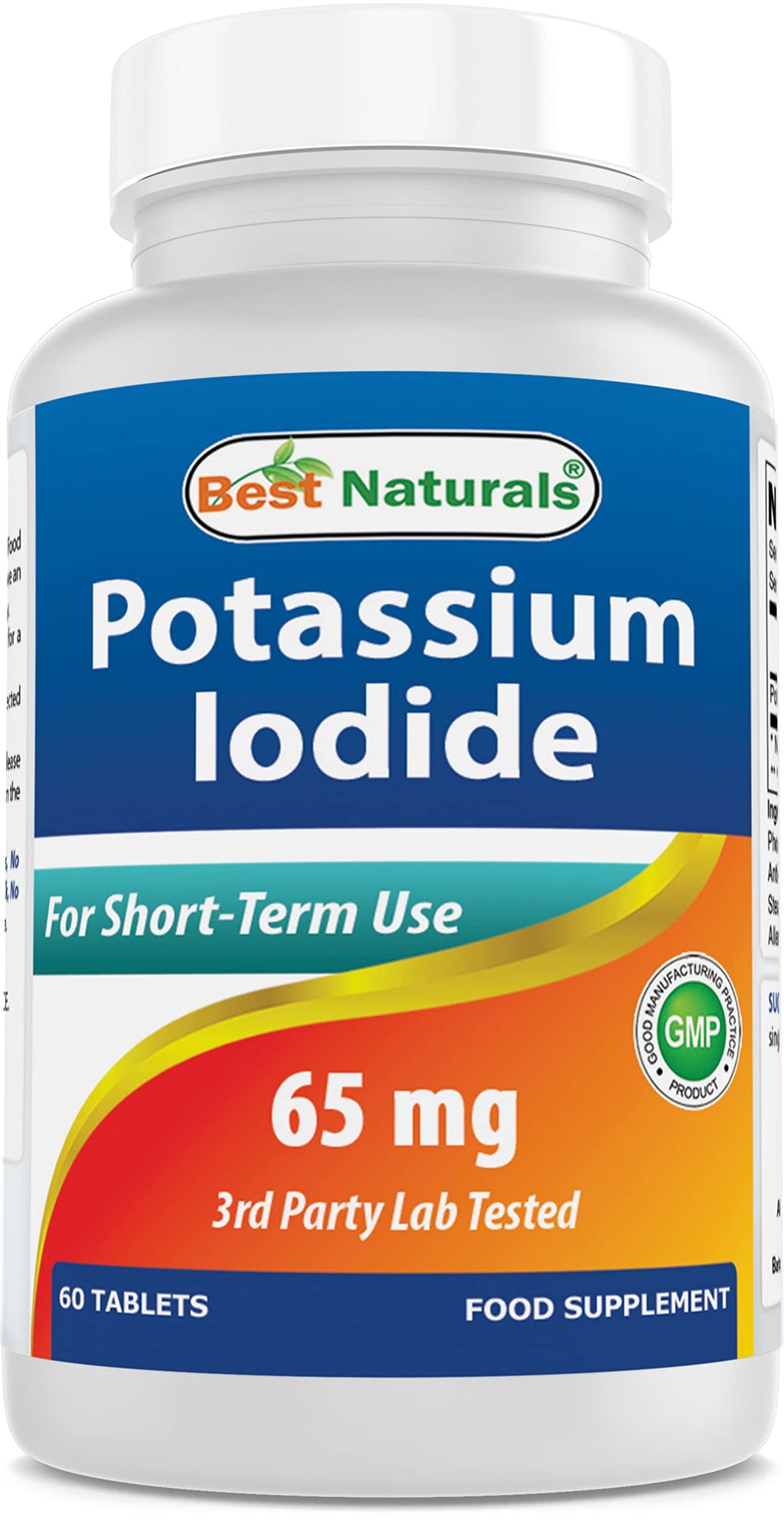 Best Naturals Potassium Iodide 65 mg - Dietary Supplement