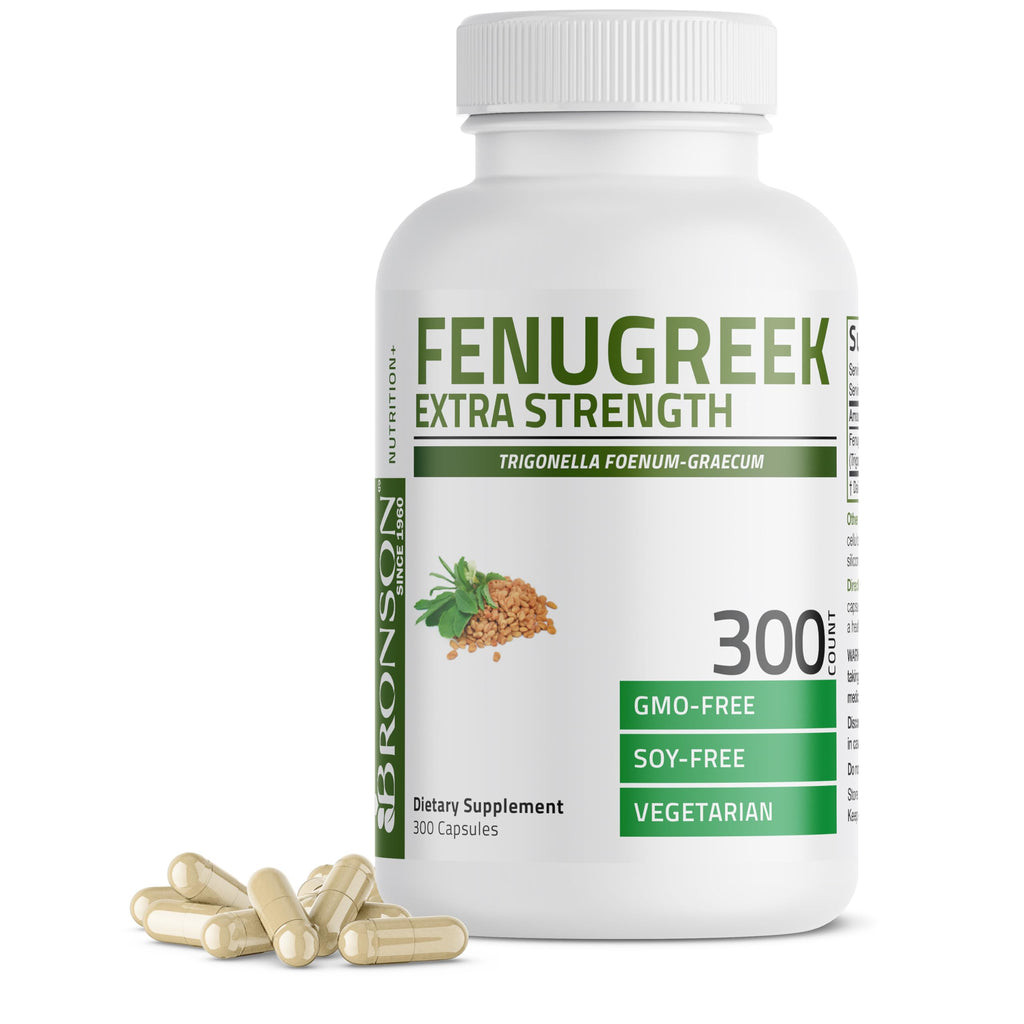 BRONSON Flavored Capsule adult Fenugreek Supports Healthy Immune