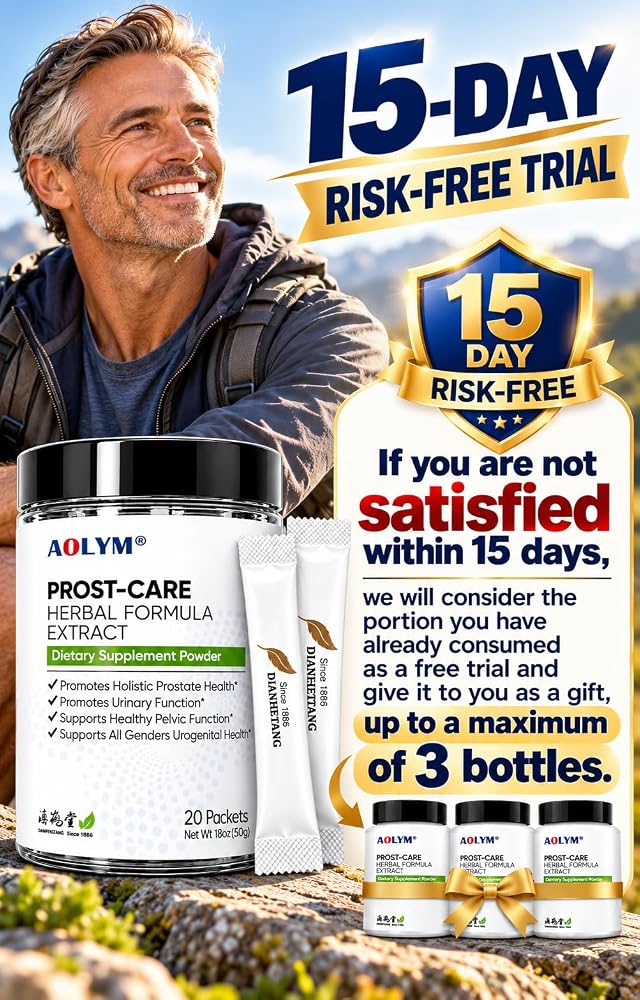 AOLYM PROST-CARE Prostate Health Supplement - 20 Pack - image 5