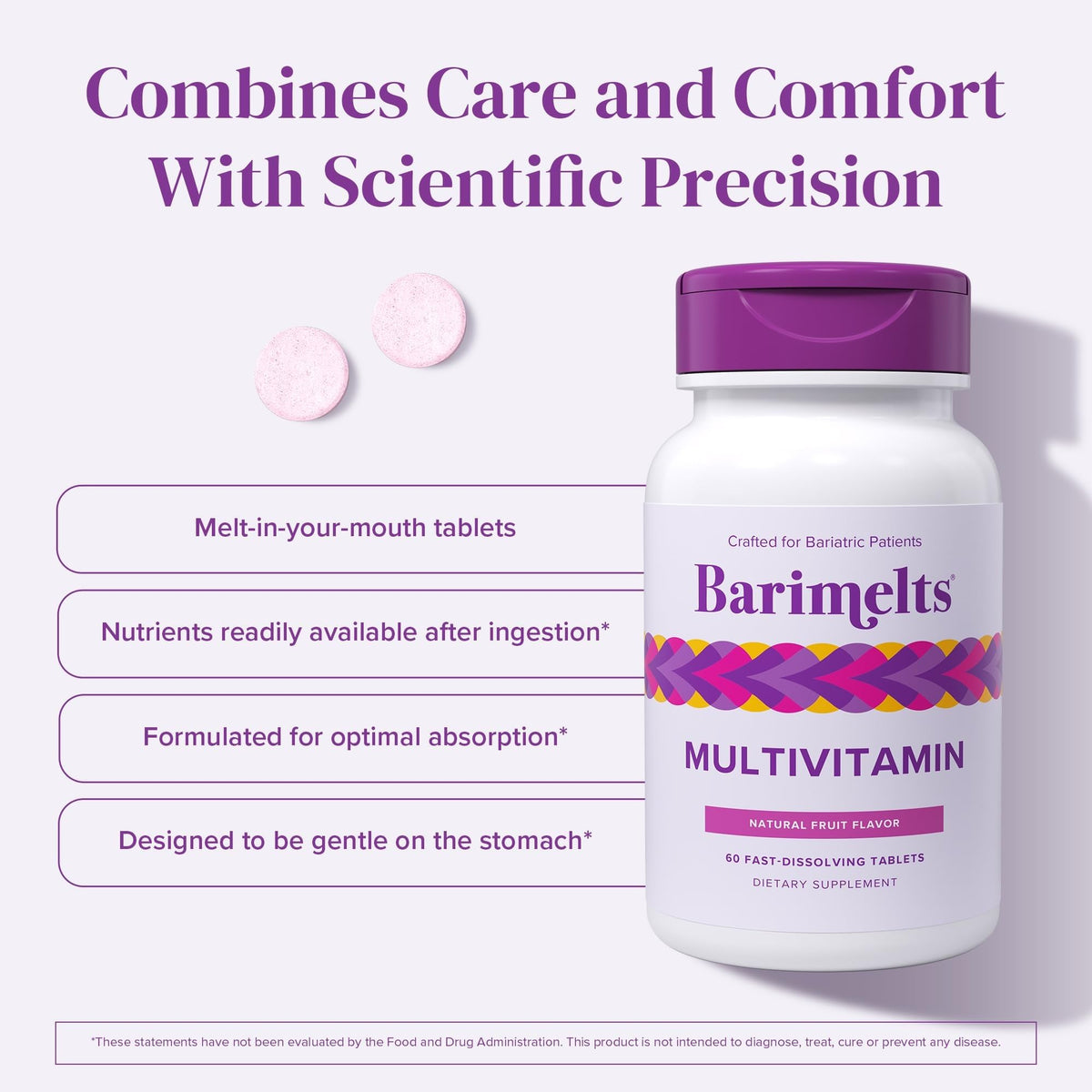 BariMelts Multivitamin for Women - 60 Fast-Dissolving Tablets - image 4