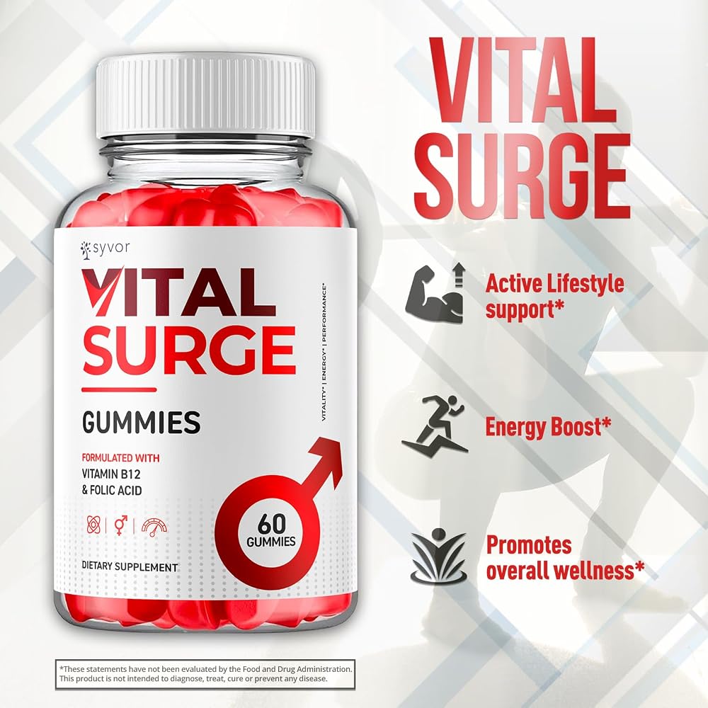 Syvor Vital Surge Gummies All-Natural Supplement - 120 Gummies - image 4