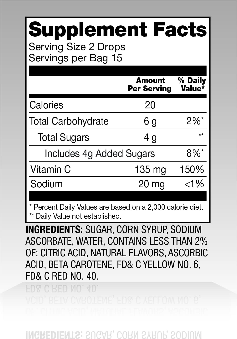 Amazon Basic Care Vitamin C Supplement Drops - 140 Count - image 4
