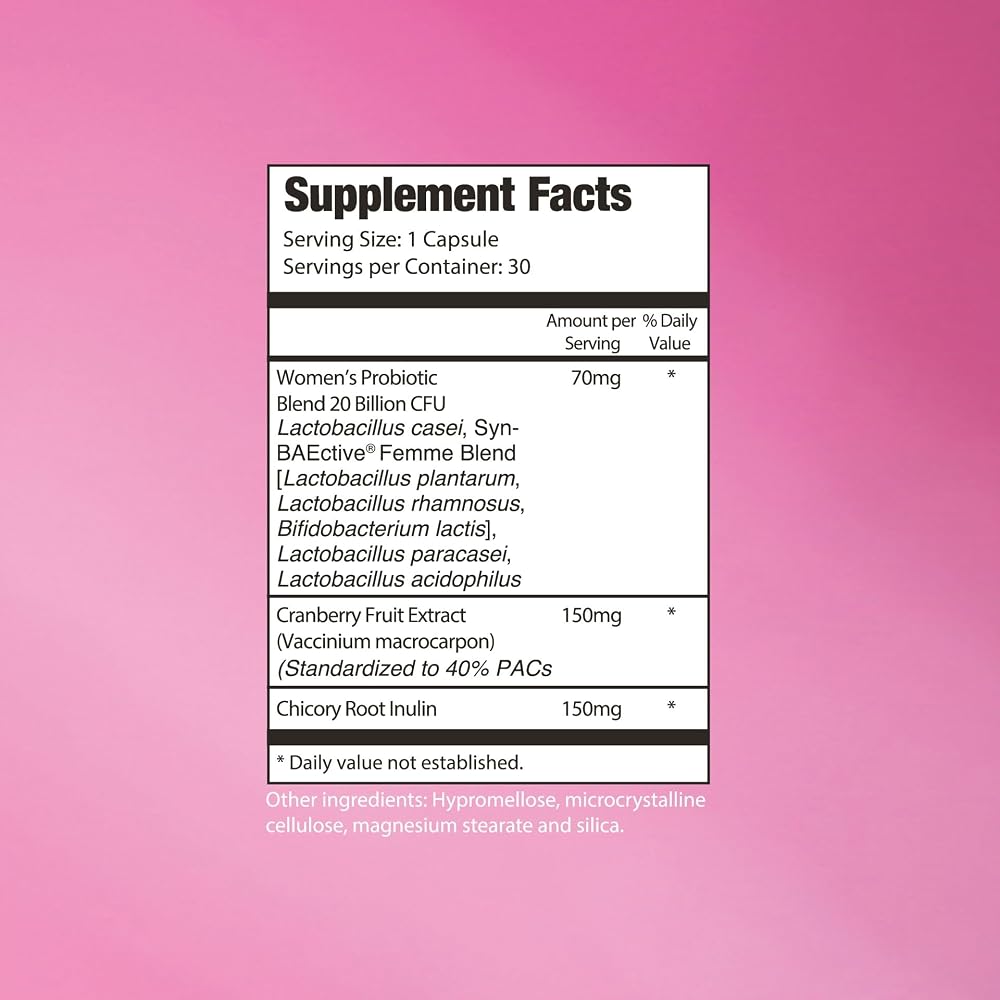 O-Shot Balanced Femme Chicory Root Vegetarian Capsules - 60 Count - image 5