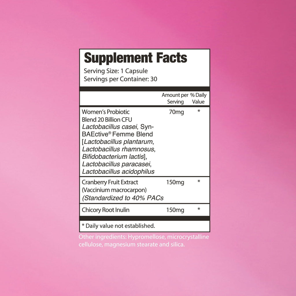 O-Shot Vaginal Probiotic + Prebiotic for Women - 30 Vegetarian Capsules - image 5