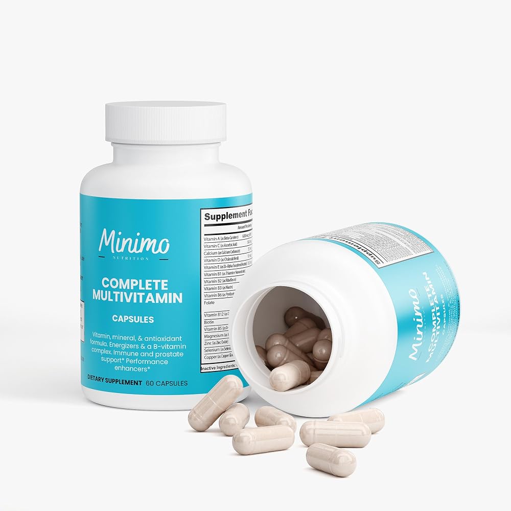 Minimo Nutrition Complete Multivitamin + Immunity Boost - 60 Capsules - image 6