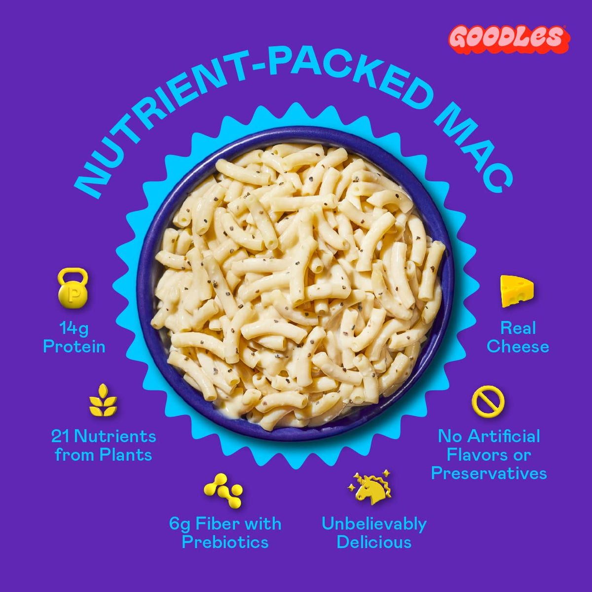 Goodles Mover & Shaker Mac & Cheese - 4 Pack, 6oz Each - image 3