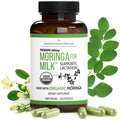 Sweetbottoms Organic Moringa Capsules for Breastfeeding Support - 120 Capsules