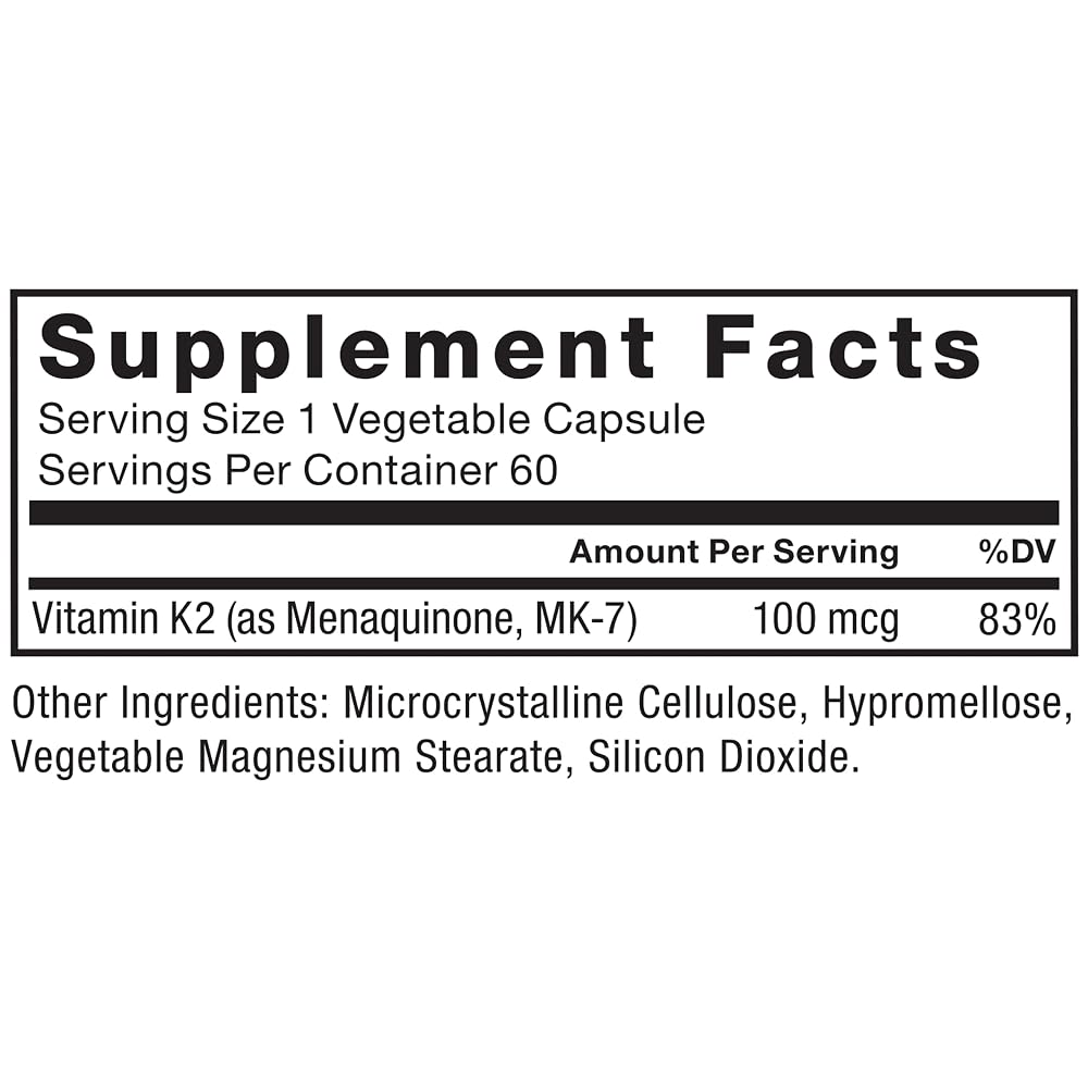 Force Factor MK-7 Vitamin K2 100mcg Bone Support - 60 Capsules - image 6