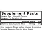 Force Factor MK-7 Vitamin K2 100mcg Bone Support - 60 Capsules - image 6