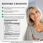 Native Formulas Restore 3 Proteolytic Enzyme & Spore Probiotic - 60 Capsules - image 3