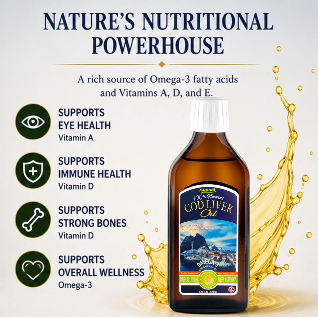 Sanniti 100% Natural Cod Liver Oil