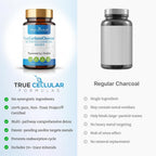 True Cellular Formulas Gut Detox & Liver Cleanse - Organic Activated