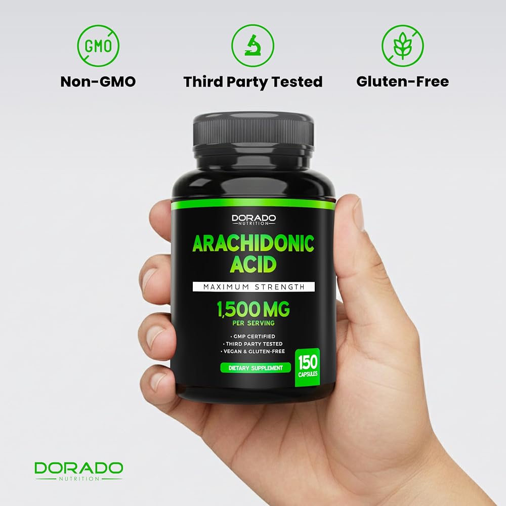 DORADO NUTRITION Arachidonic Acid 1500mg - 150 Capsules - image 7