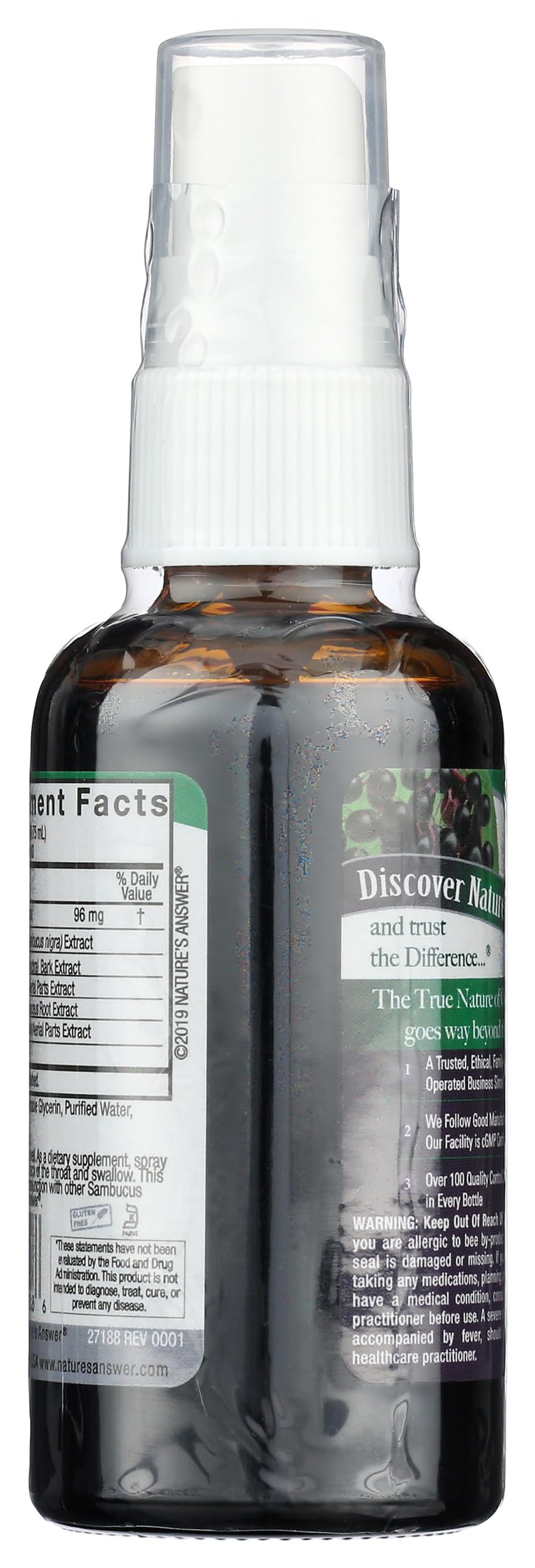 Nature's Answer Sambucus Elderberry Spray - 2 Fl Oz - image 2
