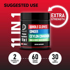 DEDICAD 11in1 Cloves Supplement with Ginger & Cinnamon - 60 Capsules - image 5