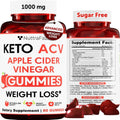 NuttraFaza Keto ACV Gummies with Beetroot - 60 Count