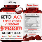 NuttraFaza Keto ACV Gummies with Beetroot - 60 Count