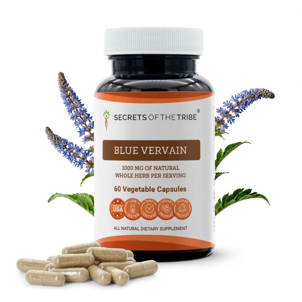 Secrets of the Tribe Blue Vervain 60/120 Capsules