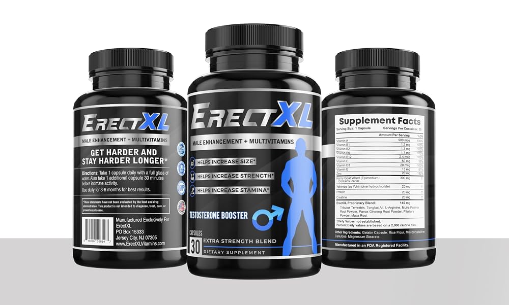 ErectXL Daily Multivitamin for Energy & Strength - 30 Capsules - image 3