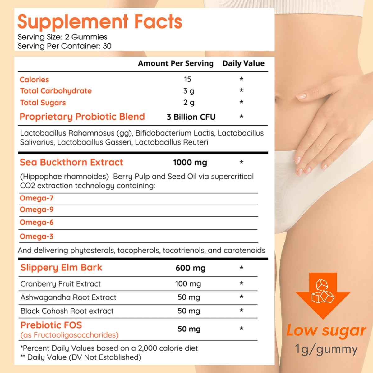 Muun Intimate Moisture Gummy with Sea Buckthorn - 60 Gummies - image 2