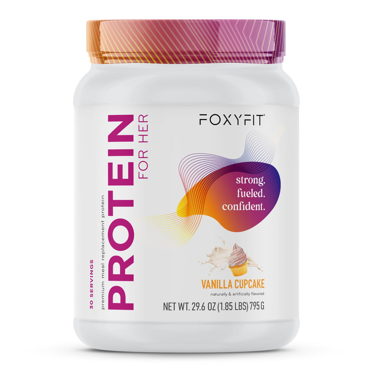 FoxyFit Protein for Her Whey Protein Powder with CLA and Biotin
