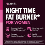 HAVASU NUTRITION Night Time Fat Burner Capsules for Women