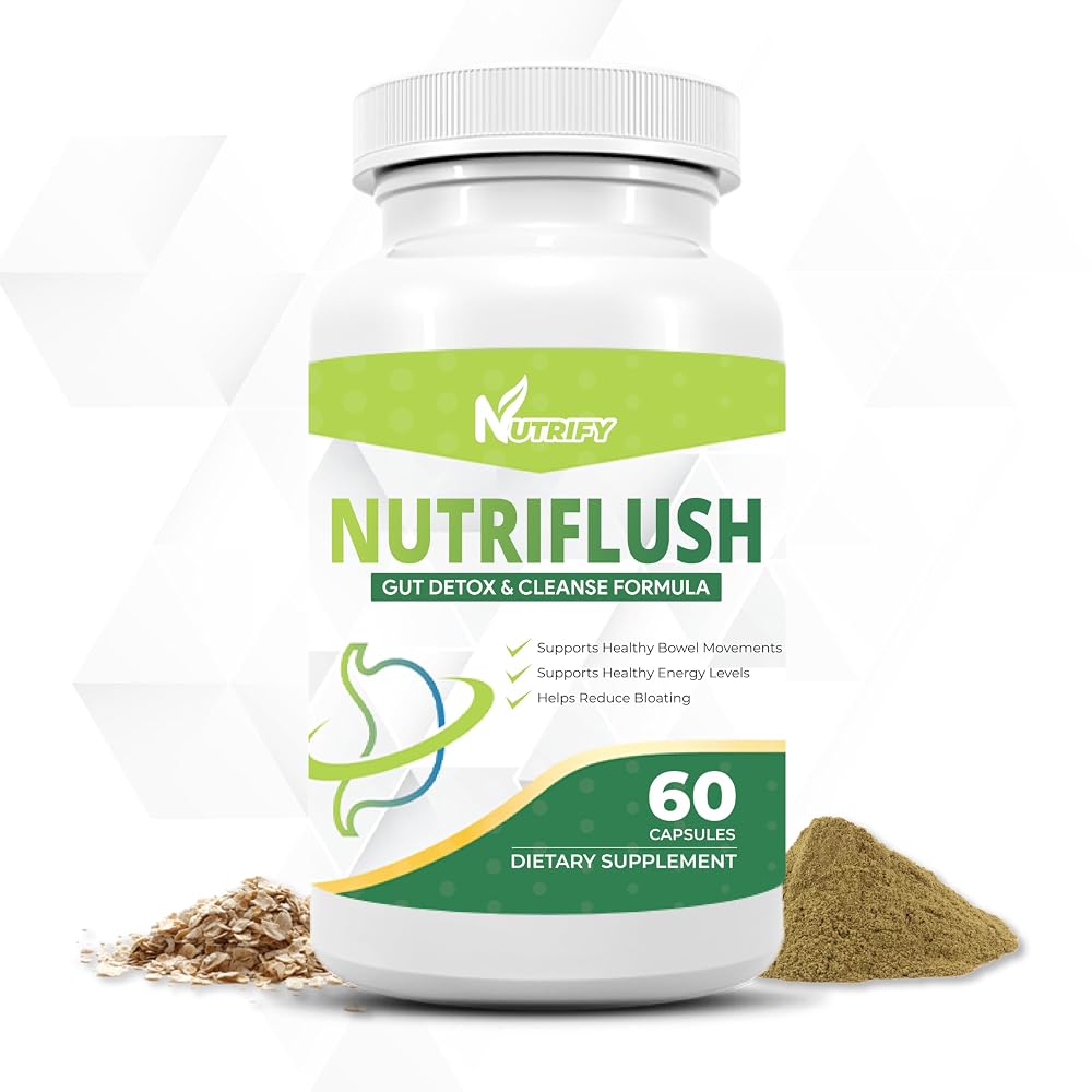 Generic NutriFlush Colon Support & Gut Cleanse Formula - 60 Capsules