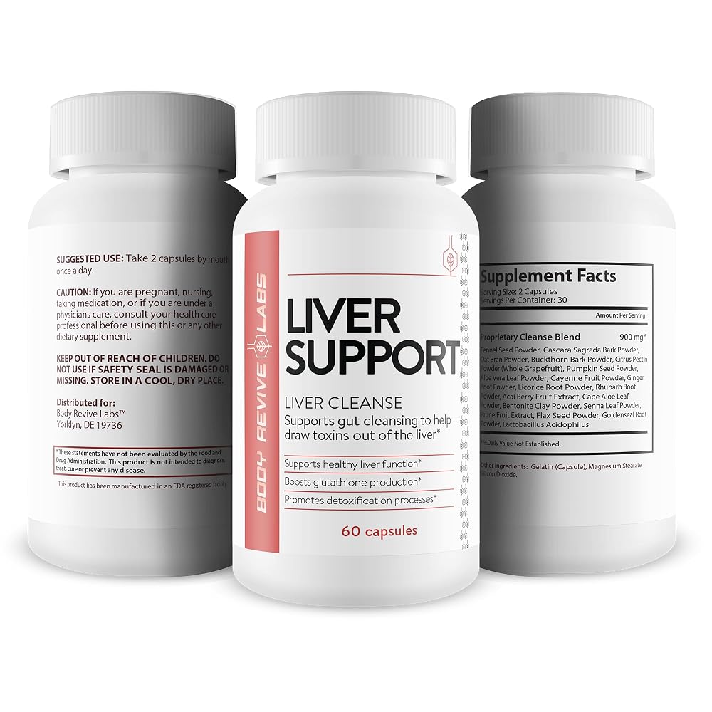 Body Revive Labs Liver Support Supplement - 60 Capsules - image 4