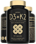 SuperSelf Vitamin D3 K2 Capsules for Bones & Teeth - 60 Capsules