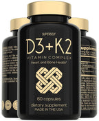 SuperSelf Vitamin D3 K2 Capsules for Bones & Teeth - 60 Capsules