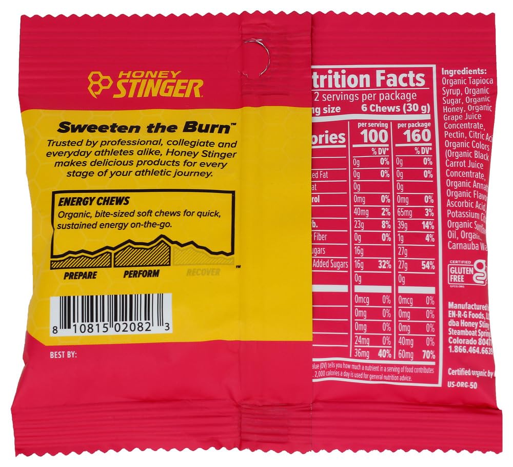 Honey Stinger Organic Energy Chew Fruit Smoothie - 12 Pack - image 3