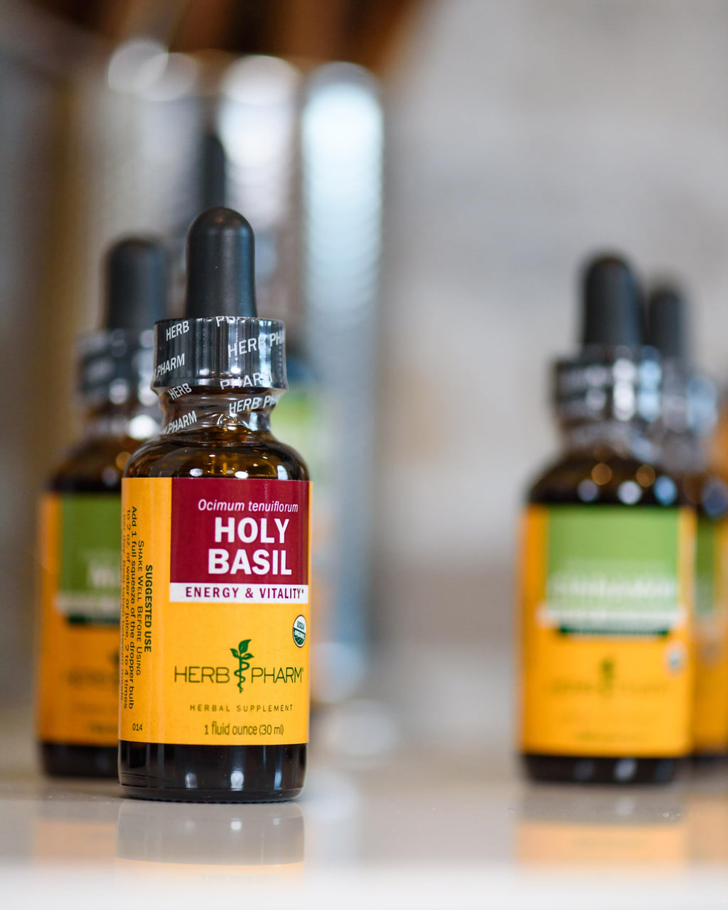 Herb Pharm Holy Basil Extract for Energy and Vitality - 1 Fl Oz - image 6
