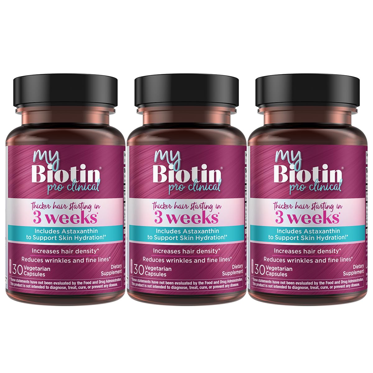 Purity Products MyBiotin ProClinical w/Astaxanthin Healthier Skin +