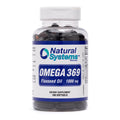 Natural Systems Omega 3 6 9 Flax Seed Oil 1000 mg - 100 Softgels