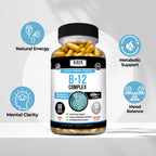 Kaya Naturals B-12 Complex - Multivitamin Supplement for Women & Men