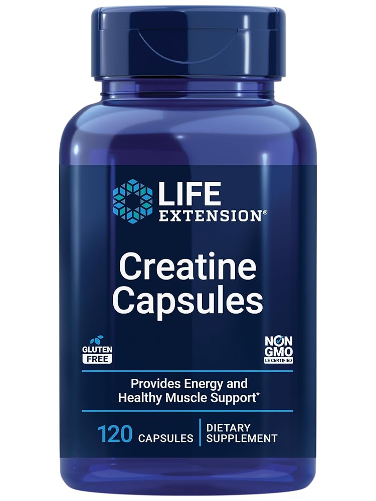 Life Extension Creatine Capsules and Optimized Ashwagandha - 180 Capsules - image 2