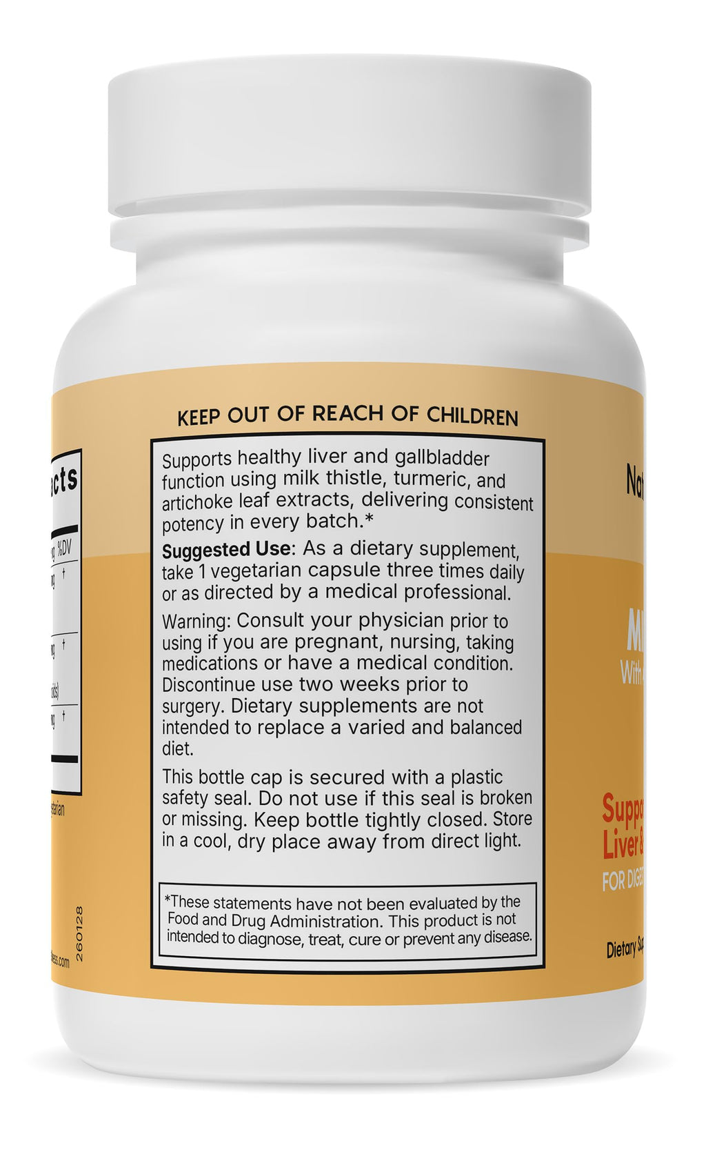 Natural Wellness Milk Thistle with Artichoke & Turmeric Liver Support - image 6