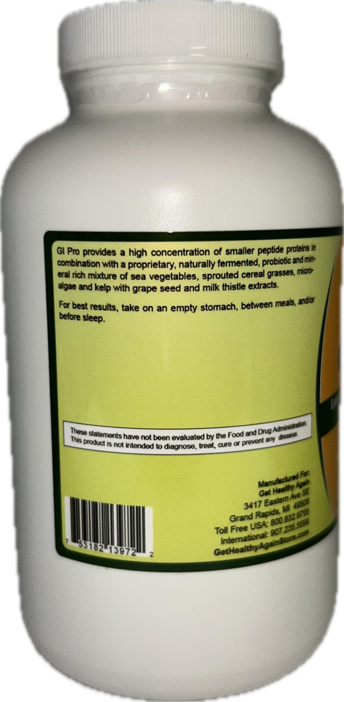 Get Healthy Again GI Pro Marine Collagen - 180 Capsules - image 3