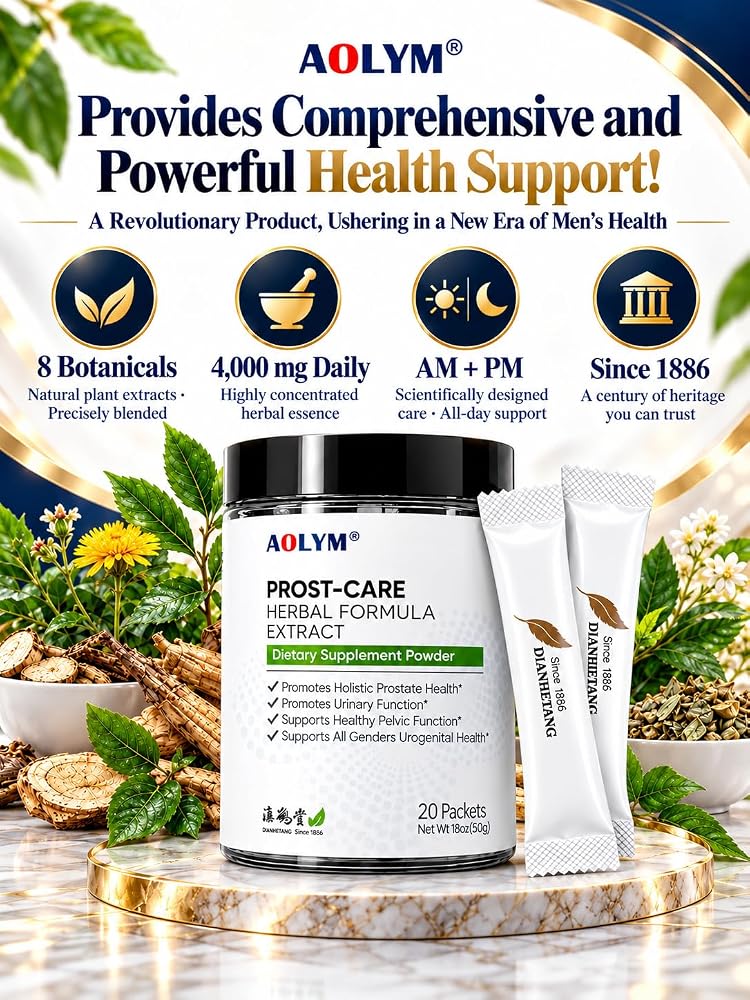 AOLYM PROST-CARE Prostate Health Supplement - 20 Pack - image 3