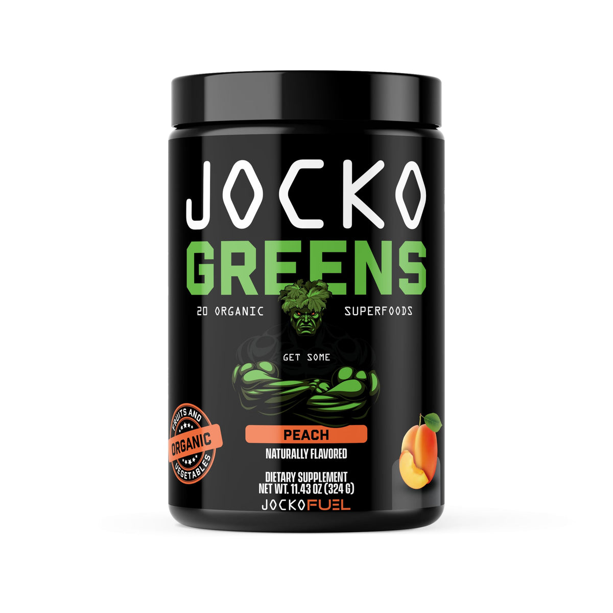 Jocko Fuel Greens Powder (Coconut/Pineapple Flavor) - Organic Greens