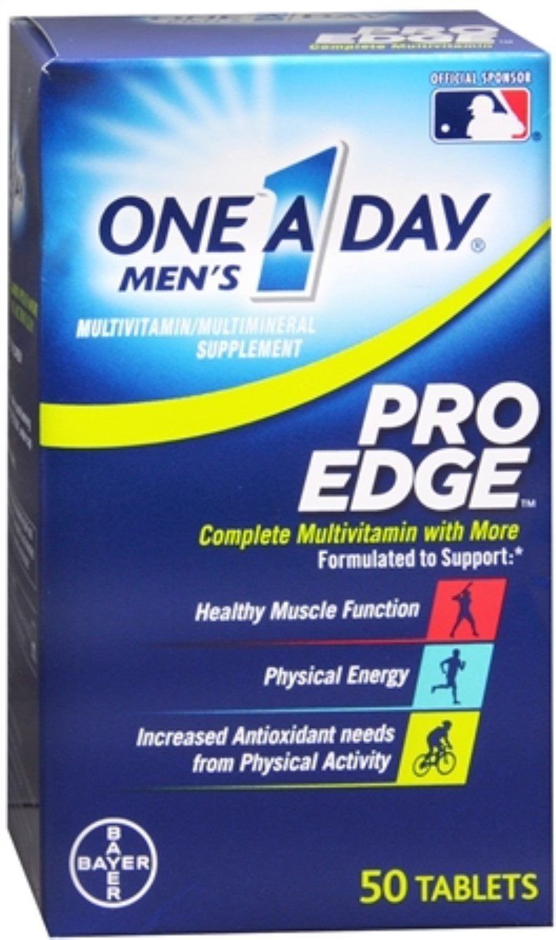 One A Day Men's Pro Edge Multivitamin - 50 Tablets