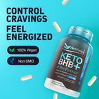 Herbtonics Keto BHB+ Ketone Pills for Weight Management - 60 Capsules - image 4