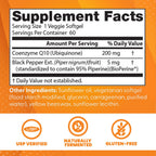 Doctor's Best High Absorption CoQ10 200mg - 60 Vegetarian Softgels - image 4
